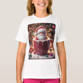 De gezellige beker van de kerstman t-shirt (Voorkant)