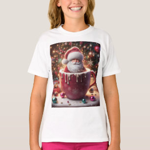 De gezellige beker van de kerstman t-shirt
