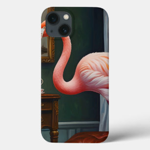 De gezellige hoek van Flamingo Case-Mate iPhone Case