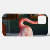 De gezellige hoek van Flamingo Case-Mate iPhone Case (Achterkant (horizontaal))