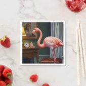 De gezellige hoek van Flamingo Servet (Insitu)