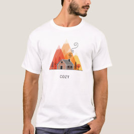 De gezellige hut in de bergen t-shirt