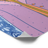 De gezellige kikker poster (Hoek)