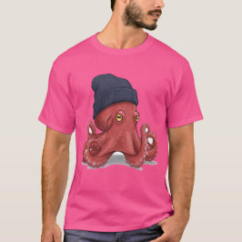 De Gezellige Kraken: Dagelijkse Octopus Flair T-shirt