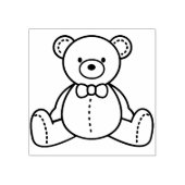 De gezellige teddybeer stempel (Afrduk)