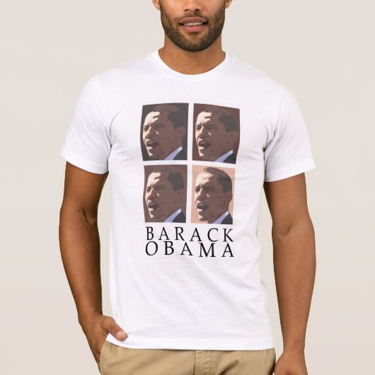De gezichten van Barack Obama T-shirt (Voorkant)