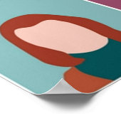 De gezichten van de Kantoor Poster (Hoek)