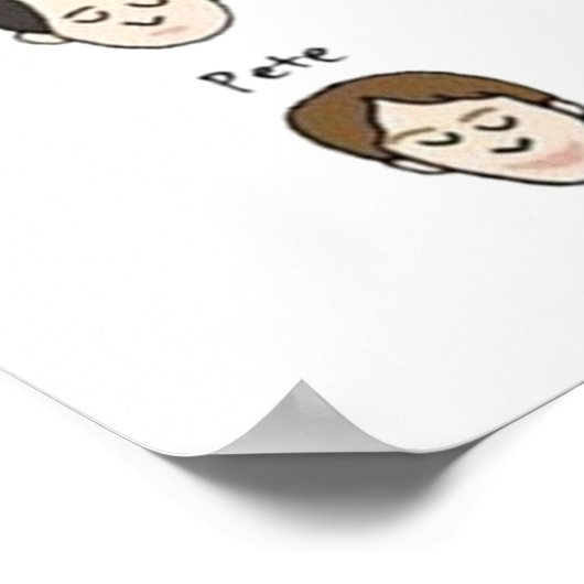 De gezichten van de Kantoor Poster (Hoek)