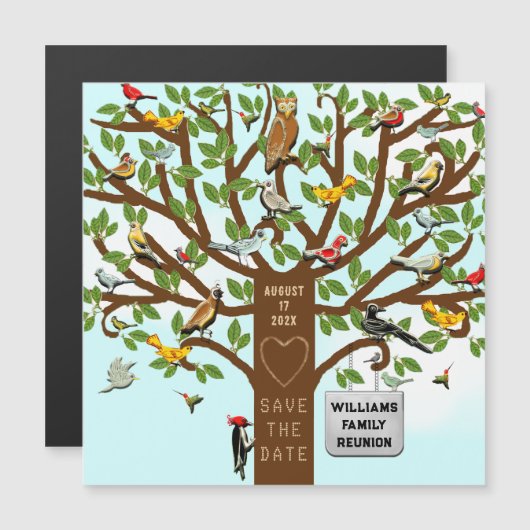 De Gezinshereniging bewaart de Datum (Voorkant / Achterkant)