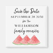 De Gezinshereniging bewaart de Datum Magneet (Voorkant)