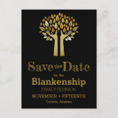 De gezinshereniging bewaart de datum waarop de bom aankondigingskaart (Voorkant)