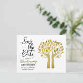 De gezinshereniging bewaart de datum waarop de bom aankondigingskaart (Staand voorkant)