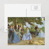 De gezinshereniging, Frederick Bazille Briefkaart (Voorkant / Achterkant)