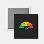 De gezondheidseffecten van hoge cortisolspiegels magneet (Voorkant / Achterkant)