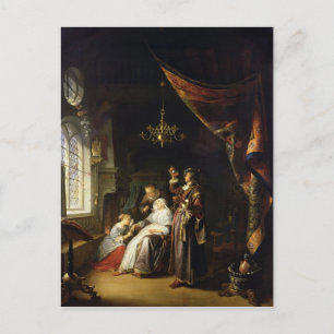 De gezwollen Vrouw, c.1663 Briefkaart