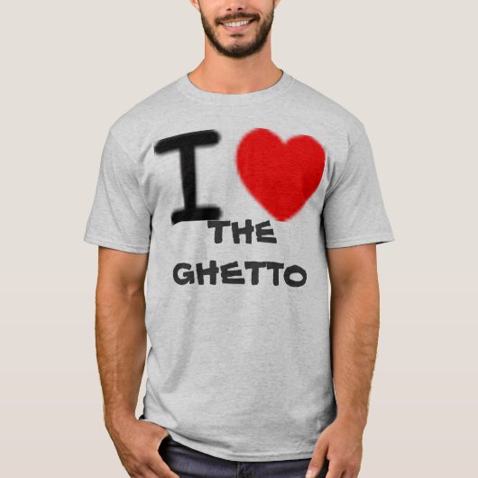 DE GHETTO T-SHIRT (Voorkant)