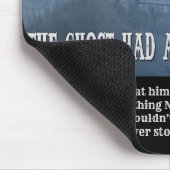 De Ghost had een vroege check-out Mousepad Muismat (Hoek)