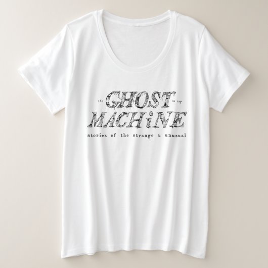 De Ghost in Mijn machine Logo T-Shirt - Plus forma (Design voorkant)