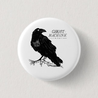 De Ghost in mijn machine "Raven"-Button Ronde Button 3,2 Cm