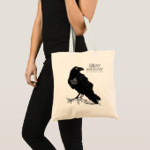 De Ghost in mijn machine "Raven"-Canvas tas (Voorkant (product))