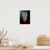 De Ghost Painting van Alfred Fox Poster (Keuken)