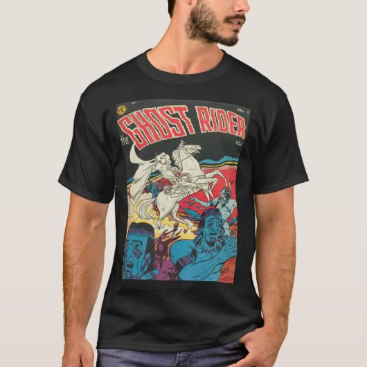 De Ghost Rider #1 Classic Comic Book T-Shirt (Voorkant)