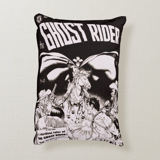 'de Ghost Rider-kussen  Accent Kussen (Achterkant (Verticaal))