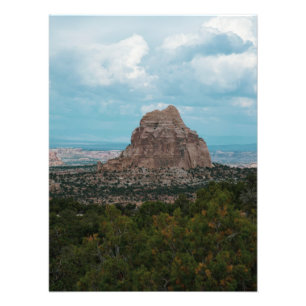De Ghost Rock langs Interstate 70 in Utah Foto Afdruk