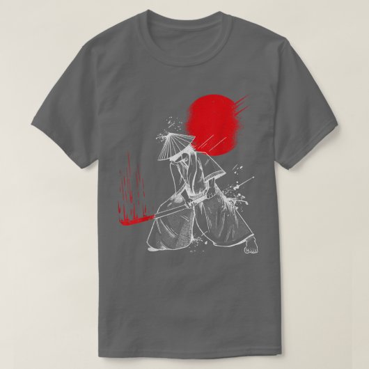 De Ghost Samurai Warrior Anime Manga Bushido (2) T-shirt (Design voorkant)