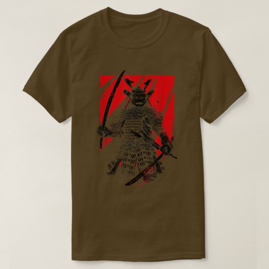 De Ghost Samurai Warrior Anime Manga Bushido (4) T-shirt (Design voorkant)