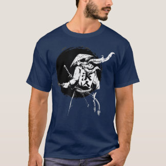 De Ghost Samurai Warrior Anime Manga Bushido T-shirt