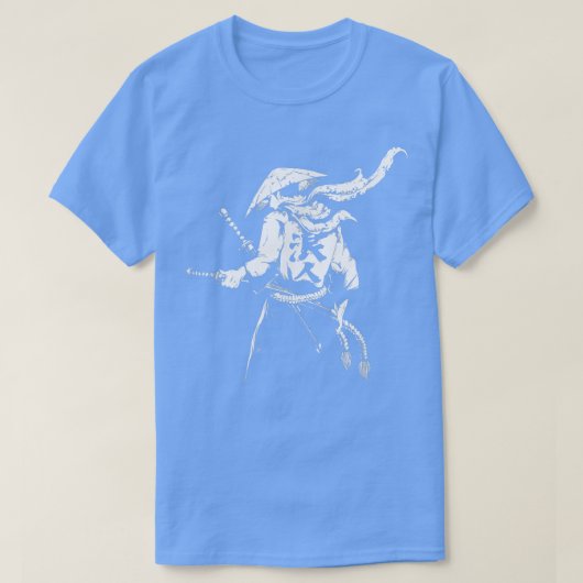 De Ghost Samurai Warrior Anime Manga Bushido T-shirt (Design voorkant)