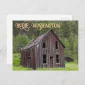 De Ghost Town van Bodie Washington Briefkaart (Voorkant / Achterkant)