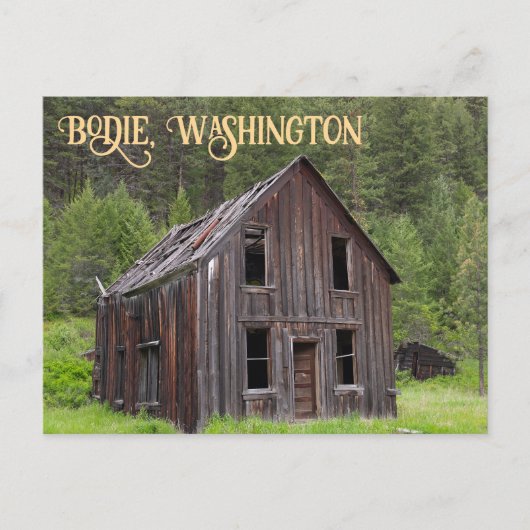 De Ghost Town van Bodie Washington Briefkaart (Voorkant)