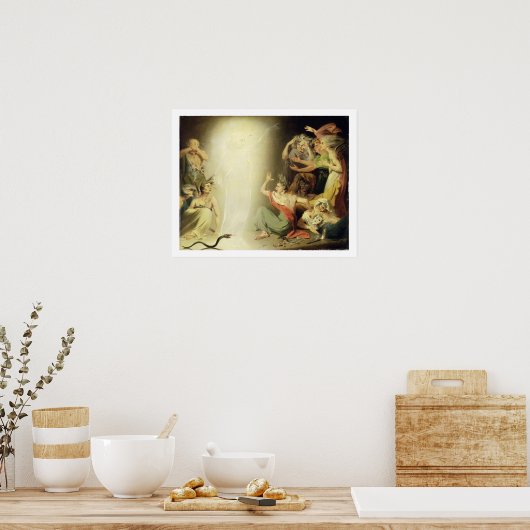 De Ghost van Clytemnestra Awakening the Furies, 17 Poster (Keuken)