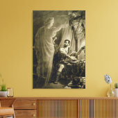 De Ghost van Julius Caesar, in het spel van Willia Canvas Afdruk (Insitu (Woonkamer))