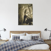 De Ghost van Julius Caesar, in het spel van Willia Canvas Afdruk (Insitu (Slaapkamer))