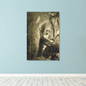 De Ghost van Julius Caesar, in het spel van Willia Canvas Afdruk (Insitu (Houten vloer))