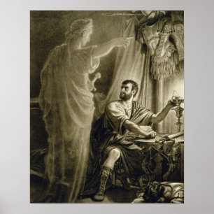 De Ghost van Julius Caesar, in het spel van Willia Poster