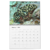 De Giant Clam Tridacna maxima van J.W. Fatherree. Kalender (Feb 2027)