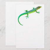 De Giant Day Gecko Stationery Briefpapier (Voorkant / Achterkant)