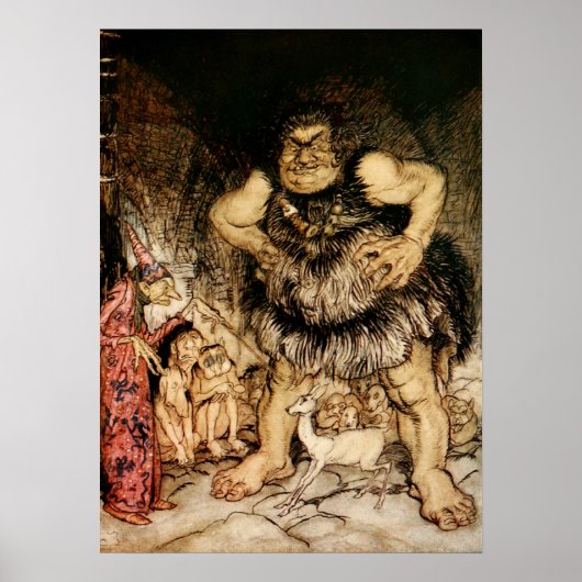 De Giant Galligantua en de Gruikte Oude Magicische Poster (Voorkant)