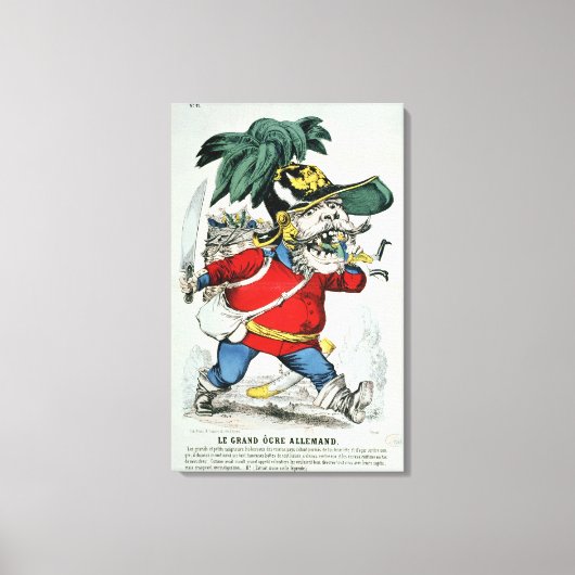 De Giant German Ogre Canvas Afdruk (Voorkant)