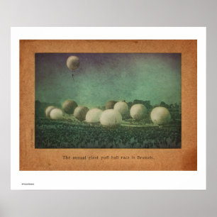 De Giant Puff Ball Race Poster