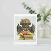 De Giant Ravana (kleurenlitho) Briefkaart (Staand voorkant)