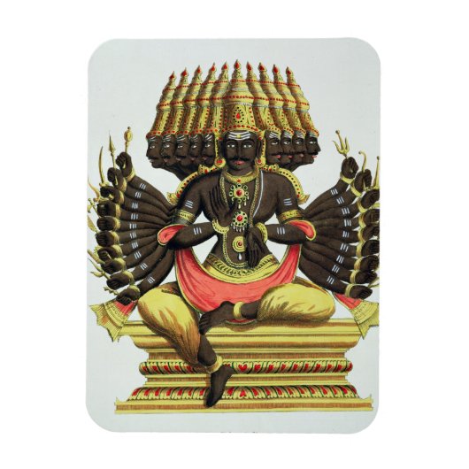 De Giant Ravana (kleurenlitho) Magneet (Verticaal)