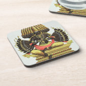 De Giant Ravana (kleurenlitho) Onderzetter (Linkerzijde)