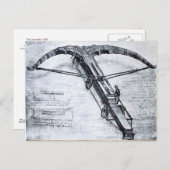DE GIANT ROSSBOW, Antiek perkament Briefkaart (Voorkant / Achterkant)