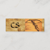 DE GIANT ROSSBOW EN DE MACHINE VOOR HET MAKEN VAN MINI VISITEKAARTJE (Achterkant)