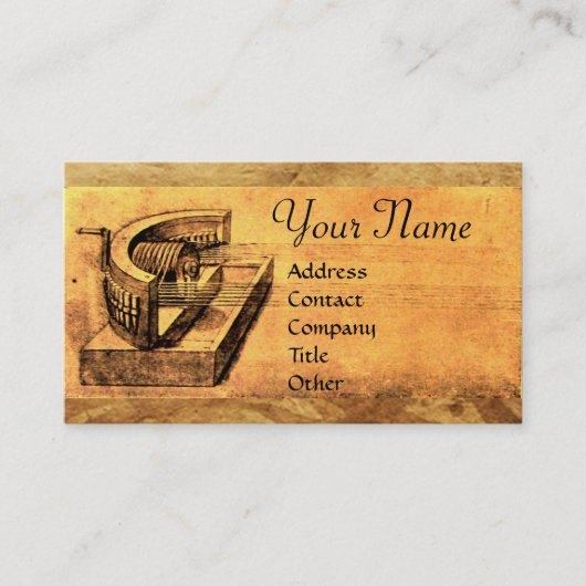 DE GIANT ROSSBOW EN DE MACHINE VOOR HET MAKEN VAN VISITEKAARTJE (Voorkant)